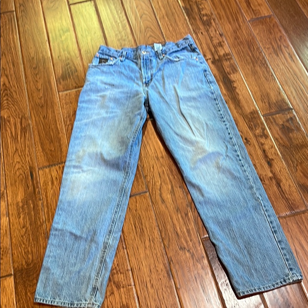 Cinch Men's Light Blue Straight Jeans